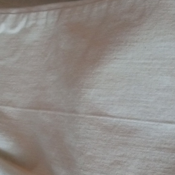 Theory  4 Pocket Capri Size 4 Cream with Tan trim  Preowned - Picture 8 of 13